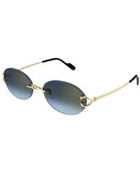 Cartier - Sunglasses Ct0551S 002/18/140 - Lyst