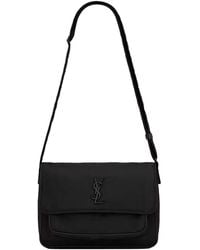 Saint Laurent - Niki Ysl-Plaque Messenger Bag - Lyst
