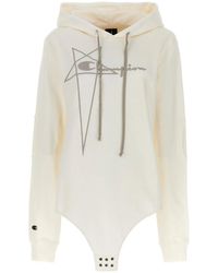 Rick Owens - Champion X Hooded Bodysuit - Lyst