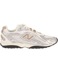 New Balance - Mesh And Suede Lifestyle Sneakers With Leather Details - Lyst