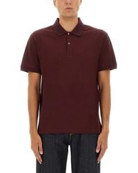 McQueen - Polo Shirt With Logo On The Collar - Lyst
