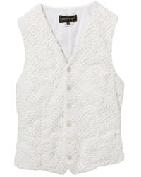 Comme des Garçons - Floral-Embroidered Vest - Lyst