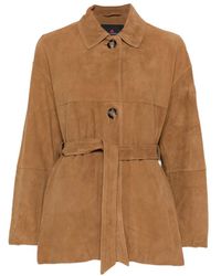 Peuterey - Machuca Suede Leather Jacket - Lyst