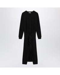 Lemaire - Merino Wool Blend Midi Dress - Lyst