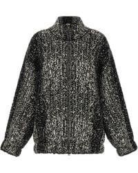 Nude - Bouclé Bomber Jacket - Lyst