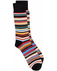 Paul Smith - Striped Knit Socks - Lyst