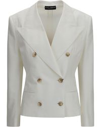 Dolce & Gabbana - Dolce & Gabbana Double-Breasted Blazer - Lyst
