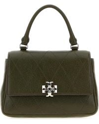 Tory Burch - Charlie Quilted Top Handle Chain Wallet - Lyst