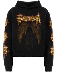 Balenciaga - Graphic Logo Hoodie - Lyst