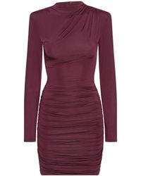 ROTATE BIRGER CHRISTENSEN - Rotate Drapey Mini Dress - Lyst