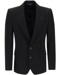 Dolce & Gabbana - Dolce & Gabbana Single-Breasted Virgin Wool Jacket - Lyst