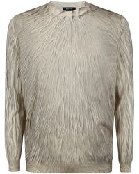 Avant Toi - "Flaubert" Crumpled Effect Cashmere And Silk Comfort Pullover - Lyst