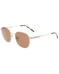 Lacoste - Semimatte Metal Sunglasses - Lyst