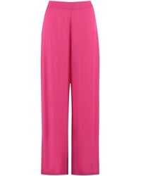 Clips - High-Waist Wide-Leg Trousers - Lyst