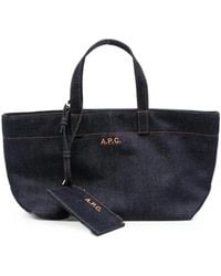 A.P.C. - "Le Drummer Toile" Small Bag - Lyst