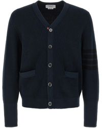 Thom Browne - Garment Dyed-Bar Cardigan - Lyst