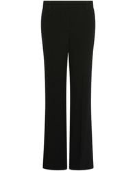 Marella - Mini-Flare Crêpe Envers Satin Trousers - Lyst