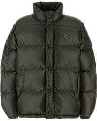 Prada - Quilted Jacket - Lyst