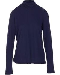 Lemaire - Long-Sleeve Top With Scarf Detail - Lyst