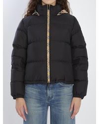 Burberry - Polyester Down Jacket - Lyst