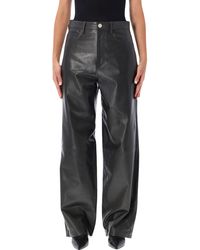 Rohe - Bruun Leather Baggy Pant - Lyst