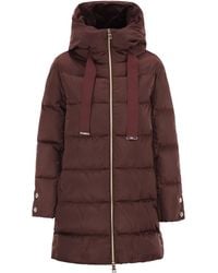 Herno - Hooded Zip-Up Padded Coat - Lyst