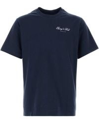 Sporty & Rich - Sporty & Rich Club Script Tshirt - Lyst