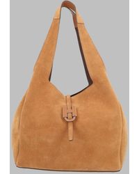 Hogan - Leather Shopping Tote Shoulder Bags - Lyst