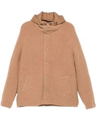 Herno - Knitted Bomber Jacket With Bib - Lyst