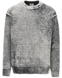 Obey - Spray Effect Cotton-Blend Sweater - Lyst