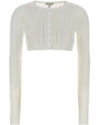 Alaïa - Crinoline Cardigan - Lyst