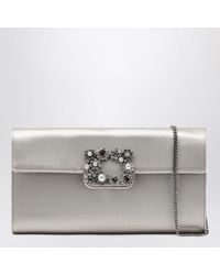 Roger Vivier - Pearl Clutch Bag With Buckle - Lyst