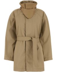 Bottega Veneta - Cotton Trench Coat - Lyst