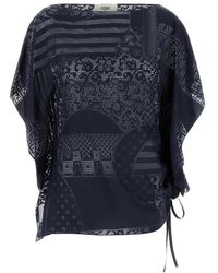 Fendi - Camicia Patchwork Devo - Lyst