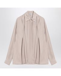 Loewe - Light Draped Silk Shirt - Lyst