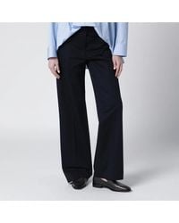 PT01 - Francoise Cotton Blend Trousers - Lyst