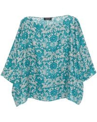 Gianluca Capannolo - Laura Printed Silk Blouse - Lyst