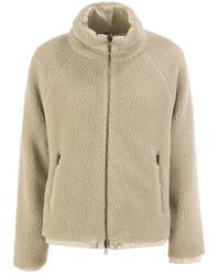 Herno - Reversible Teddy Fleece And Technical Nylon Jacket - Lyst