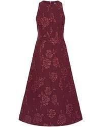 ROTATE BIRGER CHRISTENSEN - Sequins Flared Maxi Dress - Lyst