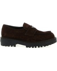 Prada - 'Double Chocolate' Loafers - Lyst