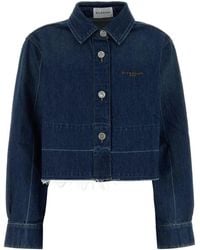 Givenchy - Raw Edge Denim Shirt - Lyst