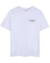 Givenchy - T-Shirt Con Stampa Sul Retro - Lyst