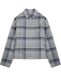 Dior - Zippered "Check" Shirt - Lyst
