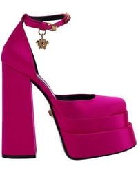 Versace - Medusa Aevitas Double Platform Pumps - Lyst