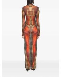Jean Paul Gaultier - "Re-Edition Long Dress" High Neck With Long Sleeves Clothing - Lyst