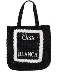 CASABLANCA - Tote Bag With Logo - Lyst