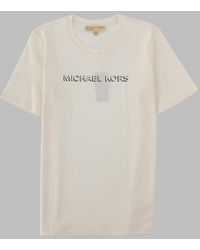 MICHAEL Michael Kors - Logo Cotton T-Shirt - Lyst