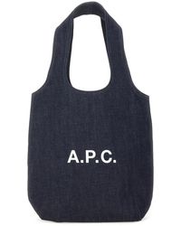 A.P.C. - Tote Bag "Ninon" Small - Lyst