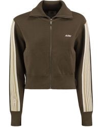 Autry - Track Jacket With Zip And Contrast Stripes - Lyst