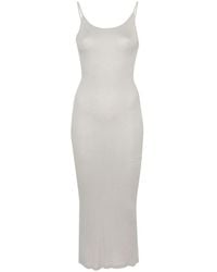 Majestic - Ribbed Viscose Long Dress - Lyst